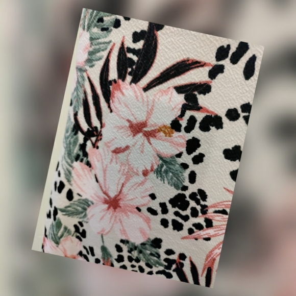 Leopard & Hibiscus Print Dress - Picture 2 of 3